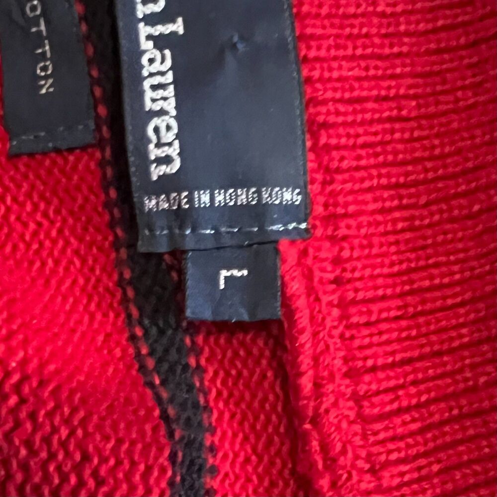 Vintage 90s Polo by Ralph Lauren Striped Sweater Hong Kong L - Picture 7 of 7